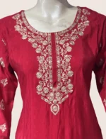 Maslin Silk Suit Set - SYW1011C