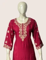 Maslin Silk Suit Set - SYW1011C