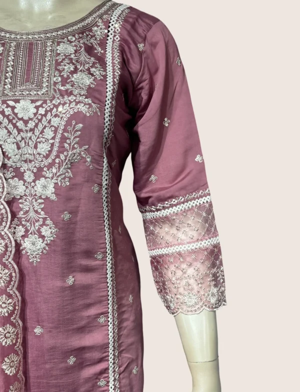 Roman Silk & Organza Suit Set - SYW1013