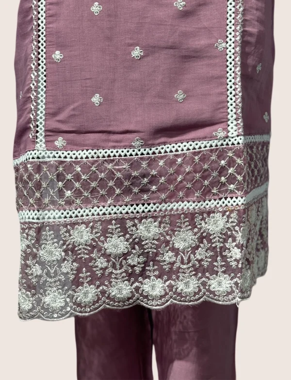 Roman Silk & Organza Suit Set - SYW1013