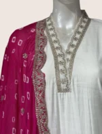 Muslin & Chinon Suit Set - SYW1015