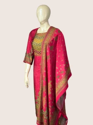 Maslin Cotton Suit Set - SYW102