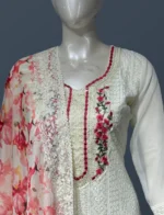Georgette Schiffli Suit Set - SYW1020
