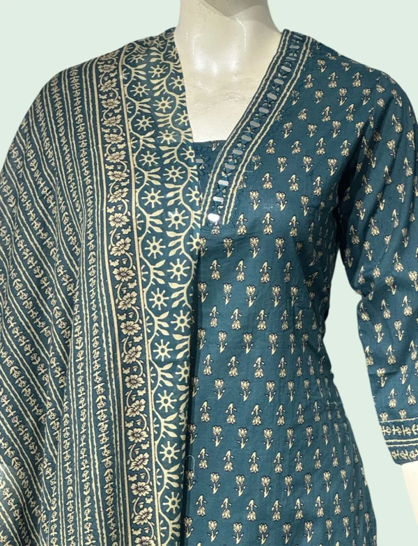 Ajrak Cotton Suit Set - SYW1021