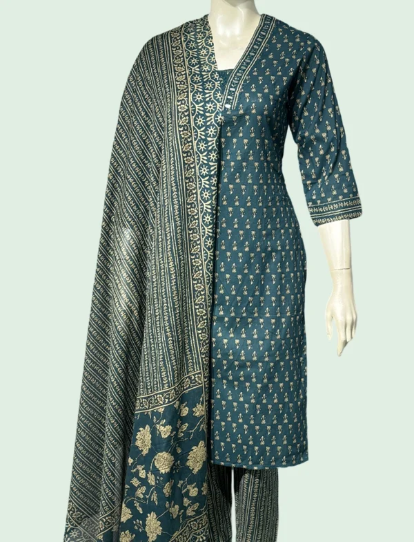 Ajrak Cotton Suit Set - SYW1021