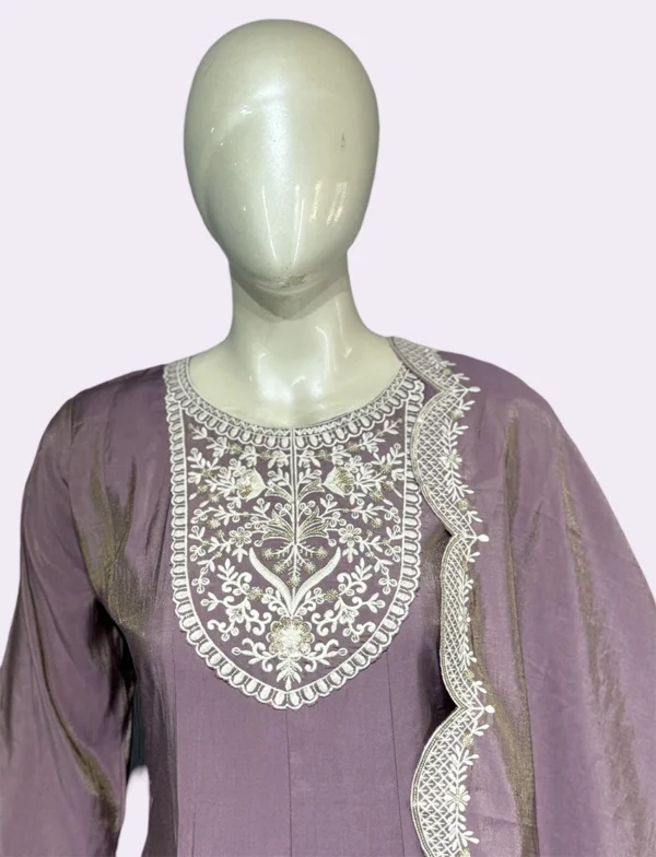 Roman Silk Suit Set - SYW1023