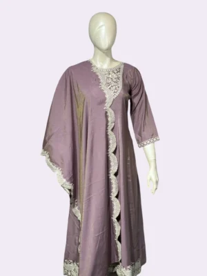 Roman Silk Suit Set - SYW1023