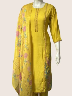 Maslin Cotton Suit Set - SYW108