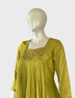 Women's Chanderi Silk Gown – W101G