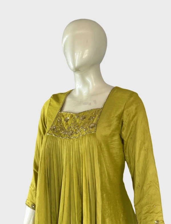 Women's Chanderi Silk Gown – W101G