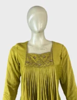 Women's Chanderi Silk Gown – W101G
