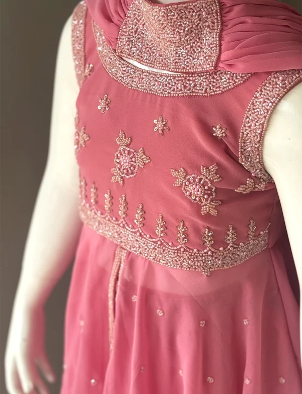 Kids Georgette A-Line Dress – WK1102