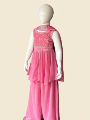 Kids Georgette A-Line Dress – WK1102