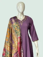 Maslin Silk Suit Set - WS1009