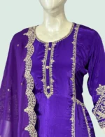 Crape & Santoon Suit Set - WS1011