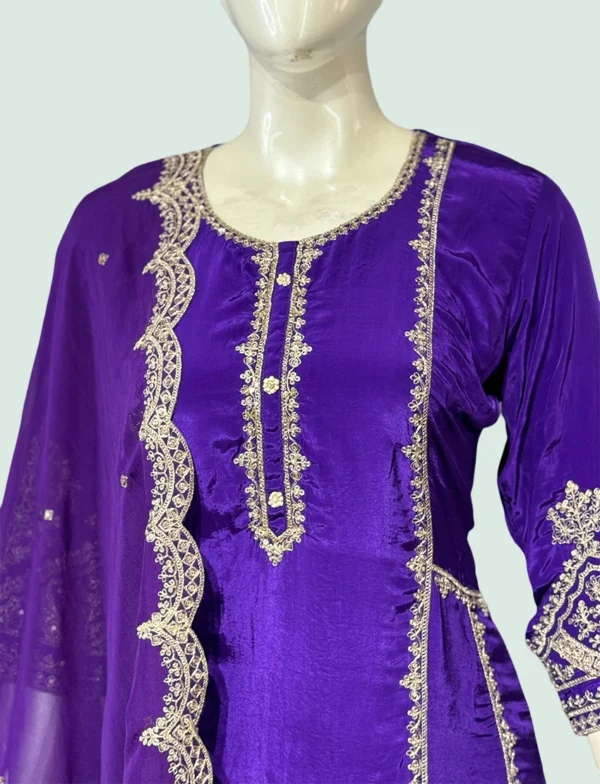 Crape & Santoon Suit Set - WS1011