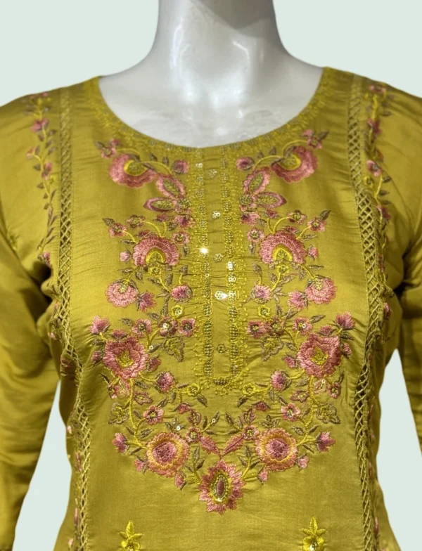 Roman Silk & Organza Suit Set - WS1012