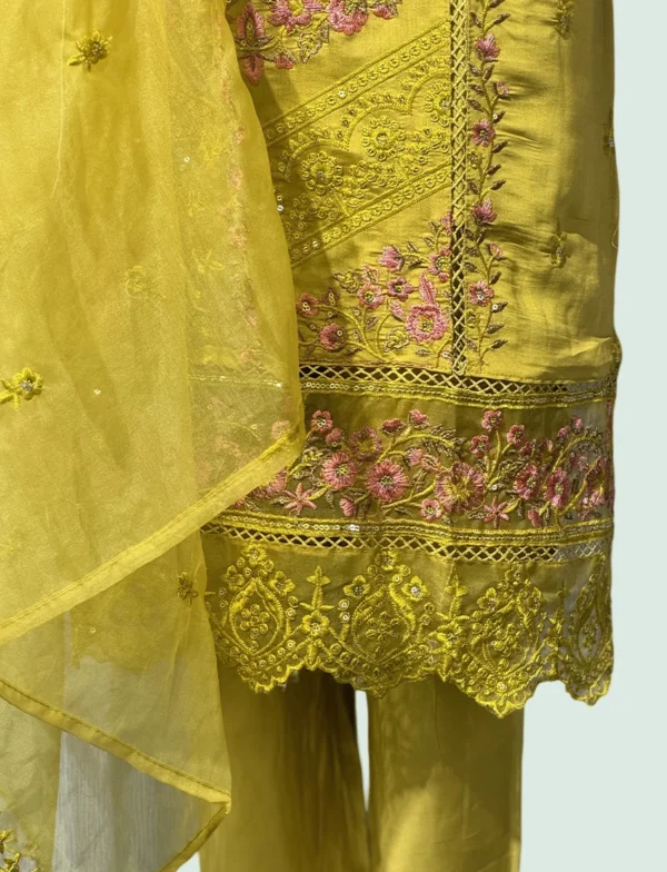 Roman Silk & Organza Suit Set - WS1012