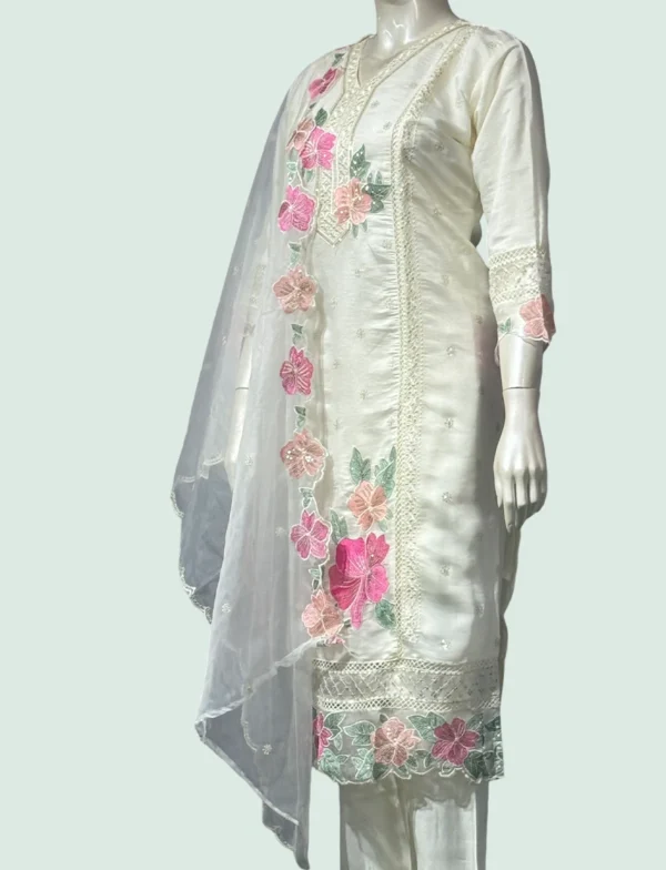 Roman Silk & Organza Suit Set - SYW1016