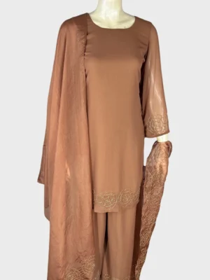 Georgette & Organza Suit Set - W1026