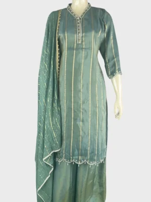 Tissue & Georgette Suit Set - W1080