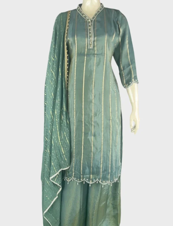 Tissue & Georgette Suit Set - W1080