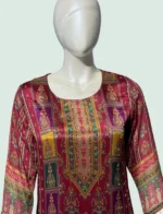 Chinon & Crape Silk Suit Set - WS1018