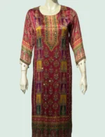 Chinon & Crape Silk Suit Set - WS1018