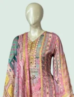 Crape & Chinon Suit Set - WS1026