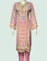 Crape & Chinon Suit Set - WS1026