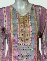 Crape & Chinon Suit Set - WS1026