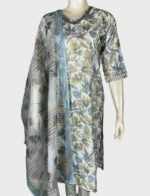 Maslin Silk & Organza Suit Set - WS1030