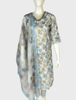 Maslin Silk & Organza Suit Set - WS1030