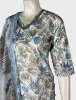 Maslin Silk & Organza Suit Set - WS1030