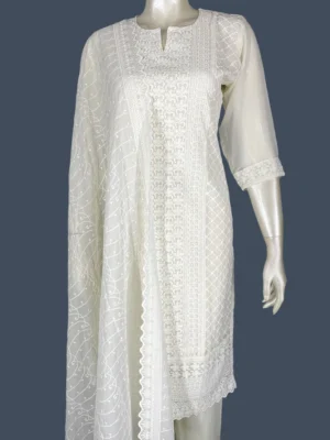 Georgette & Hakoba Suit Set - WS1032
