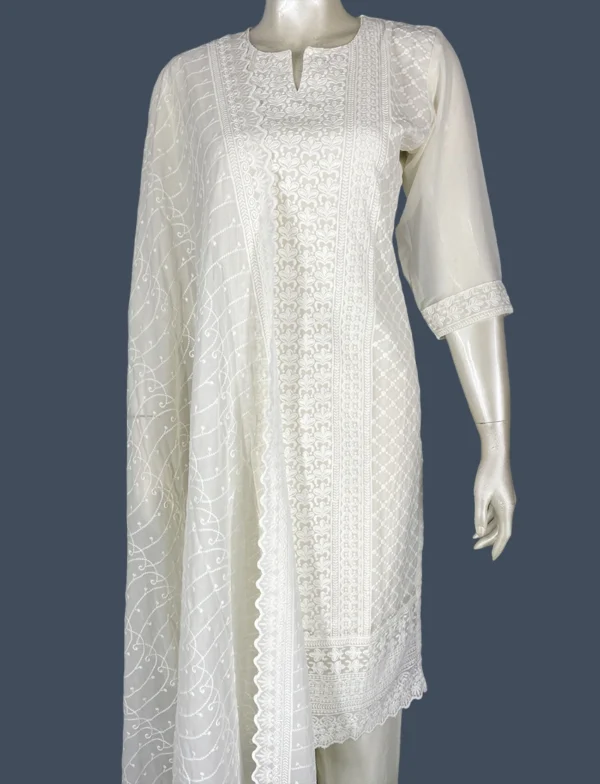 Georgette & Hakoba Suit Set - WS1032