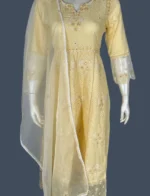 Mul Cotton & Organza Suit Set - WS1034